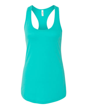 Next Level Women's Ideal Racerback Tank - Tahiti Blue