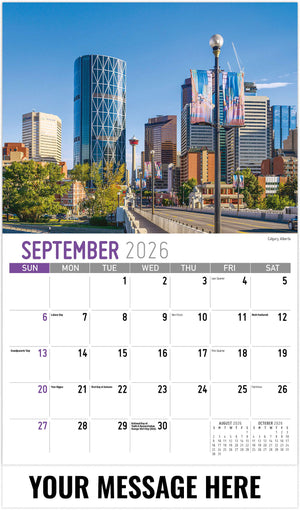 Scenes of Western Canada - 2026 Promotional Calendar