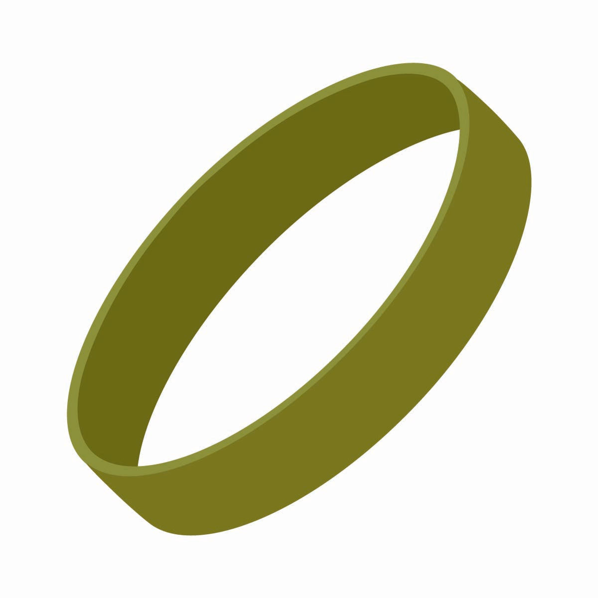 Silicone Wrist Bands - Debossed with Color CM2050_DC -