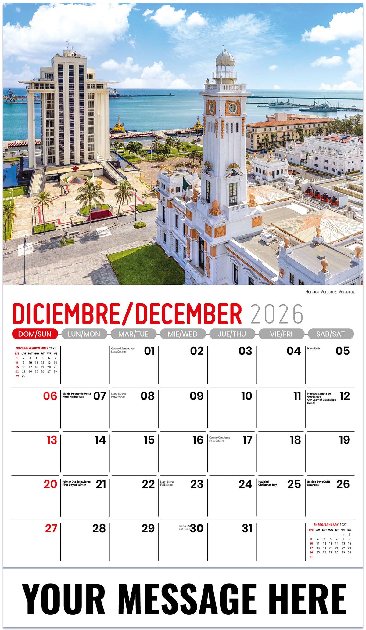 Scenes of Mexico (Bilingual) - 2027 Promotional Calendar