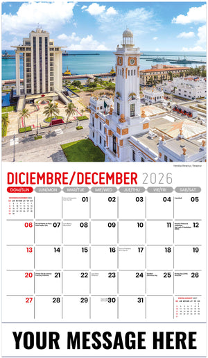 Scenes of Mexico (Bilingual) - 2027 Promotional Calendar
