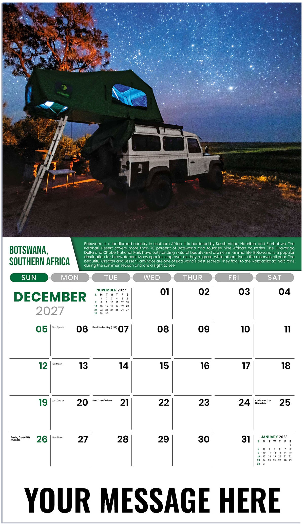 World Travel - 2027 Promotional Calendar