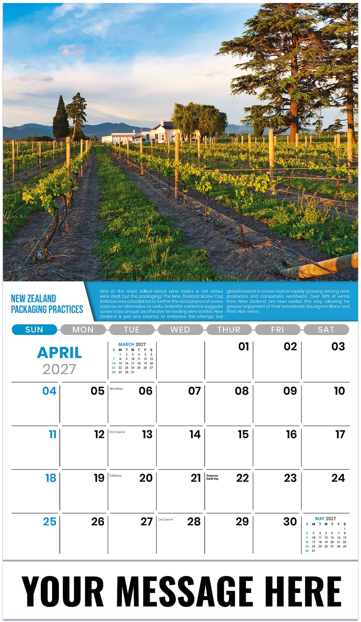 Vintages - 2027 Promotional Calendar