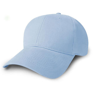 Constructed Mid Weight Brushed Cotton Twill Cap - Light Blue