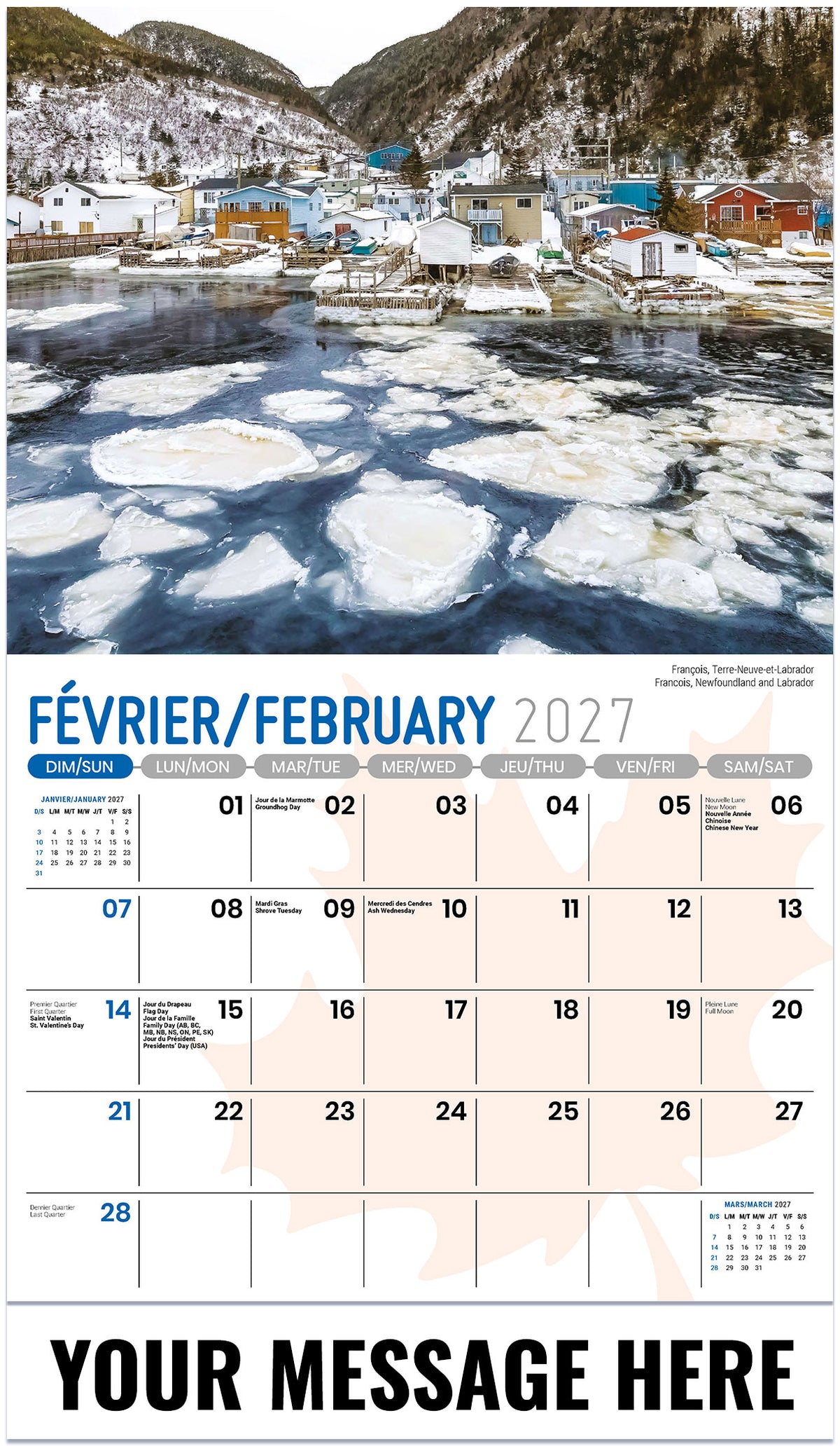 Scenes of Canada (Bilingual) - 2027 Promotional Calendar