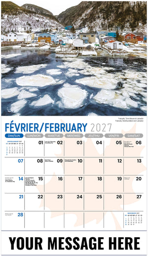 Scenes of Canada (Bilingual) - 2027 Promotional Calendar