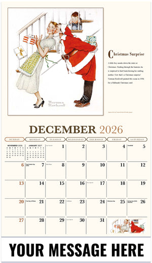 Memorable Images by Norman Rockwell Memory - 2027 Promotional Calendar