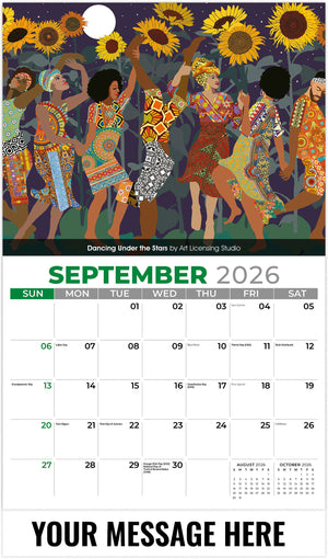 Celebration of African American Art - 2026 Promotional Calendar