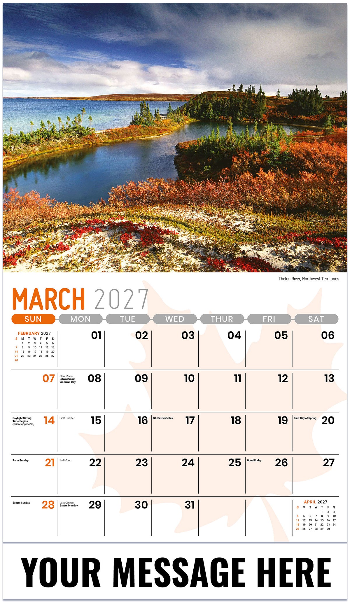 Scenes of Canada - 2027 Promotional Calendar
