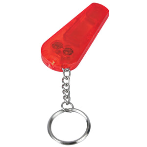 Whistle Light/Key Chain - Ruby