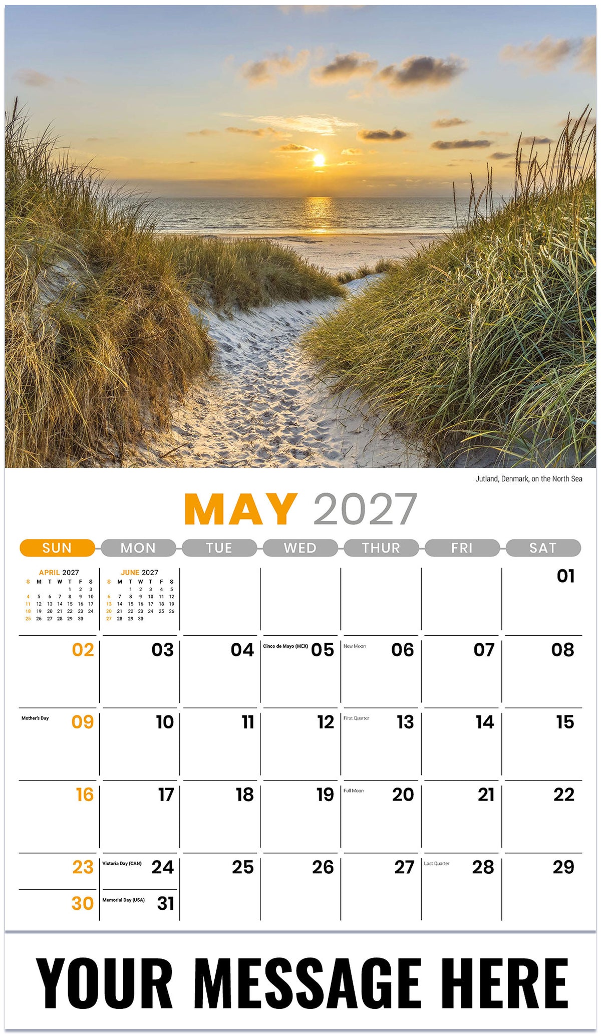 Sun, Sand & Surf - 2027 Promotional Calendar