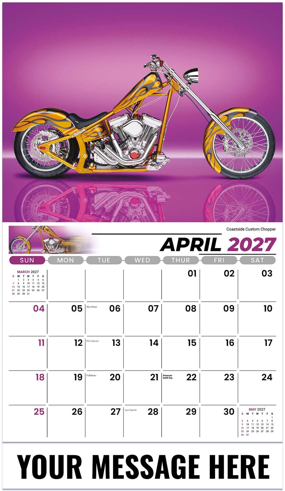 Motorcycle Mania - 2027 Promotional Calendar