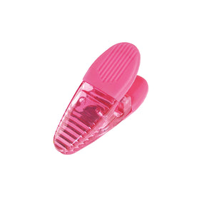 Alligator Clip - Pink With Pink Grip