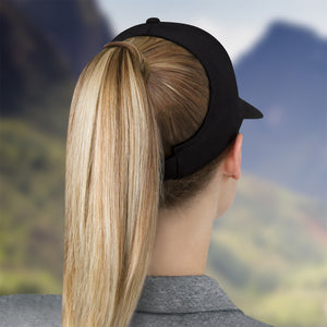 Deluxe Blended Chino Twill Cap with Ponytail opening