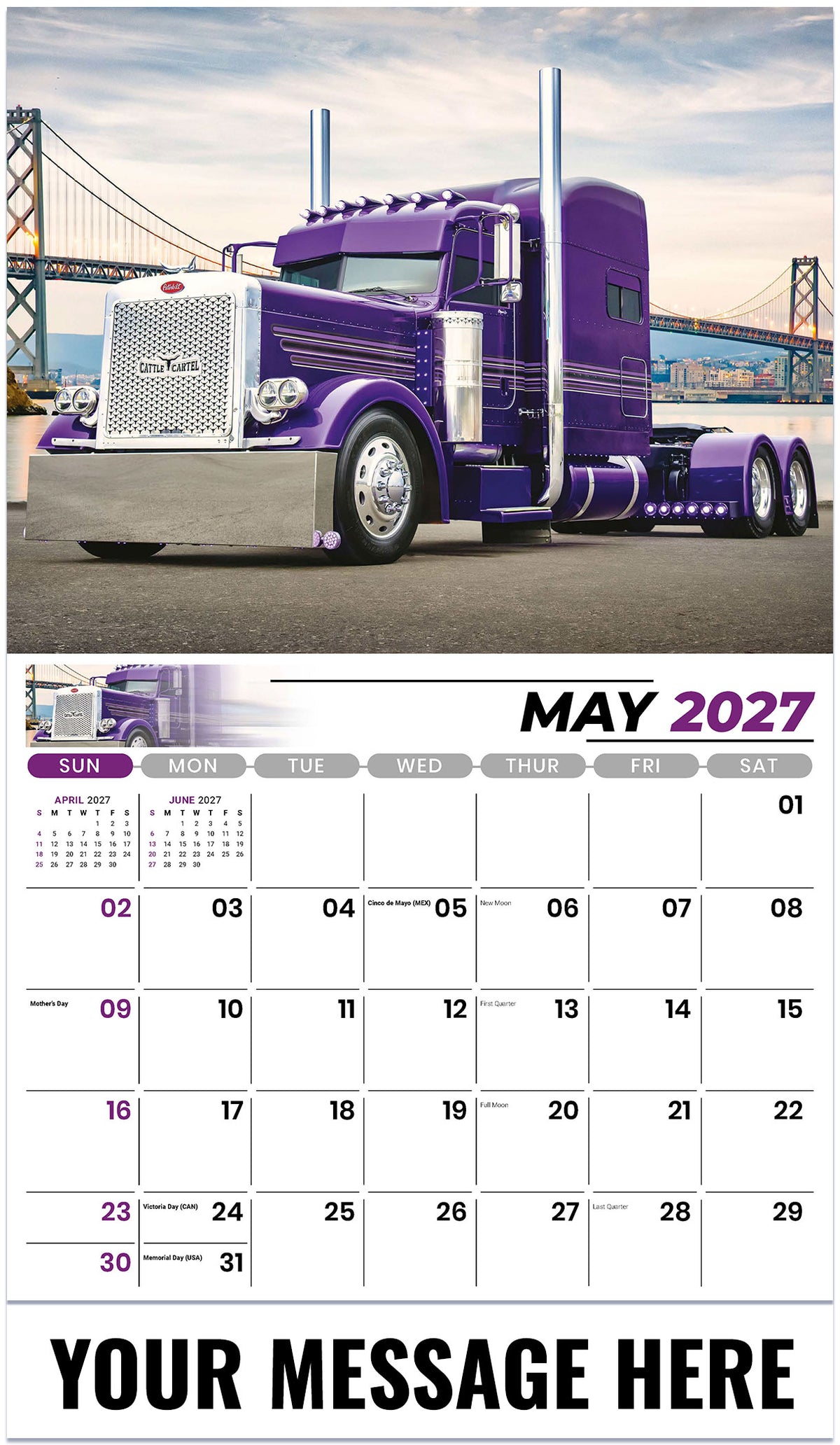 Kings of the Road - 2027 Promotional Calendar