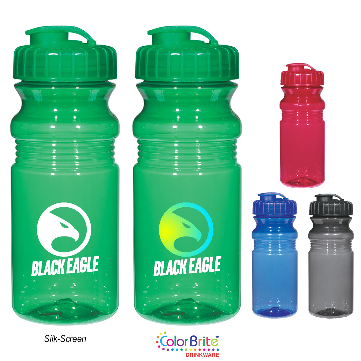 20 Oz. Fitness Bottle w/ Super Sipper Lid