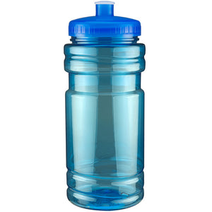 Surf Bottle with Push Pull Lid - CM0404 - Translucent Blue