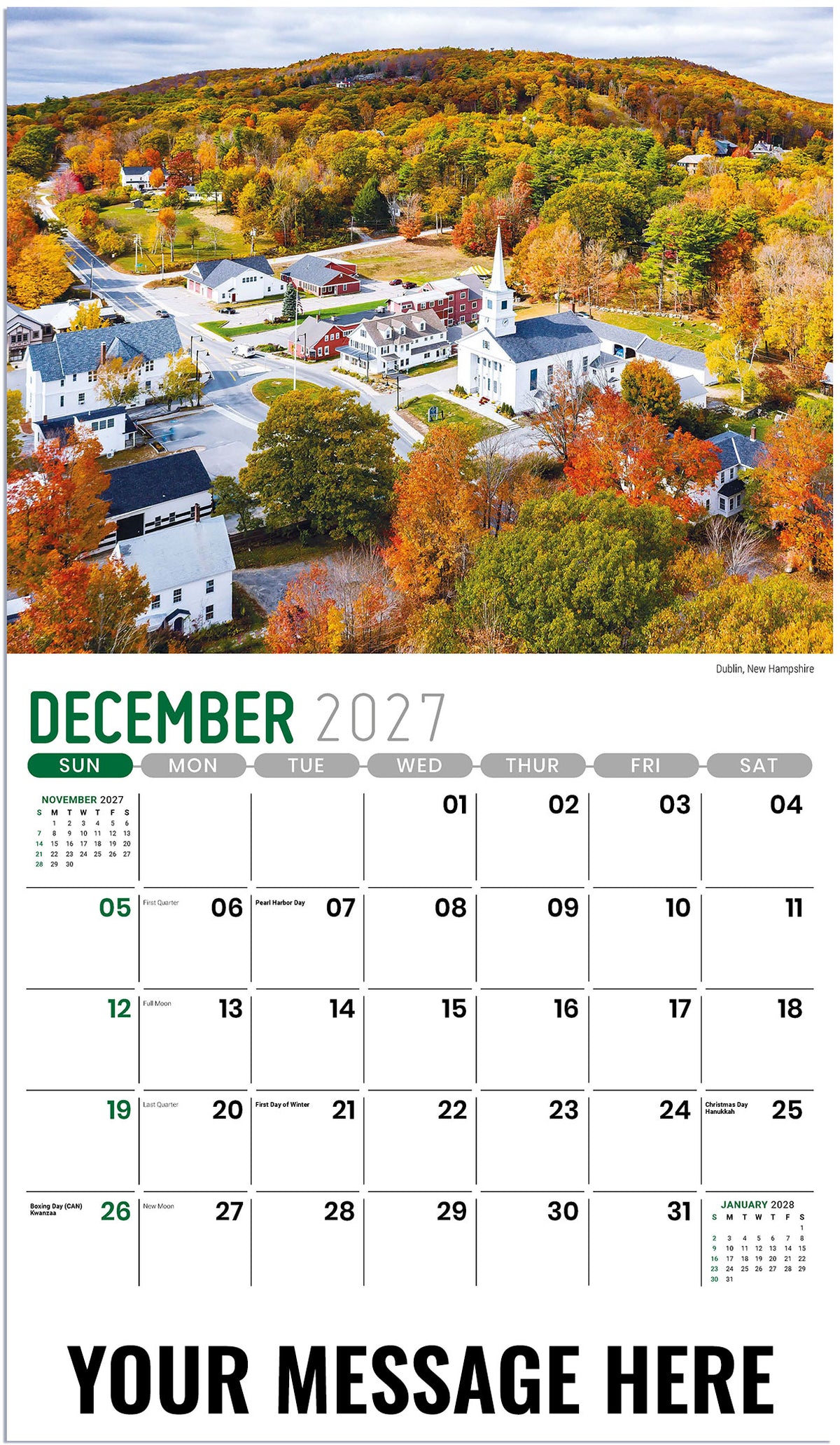 Scenes of New England - 2027 Promotional Calendar
