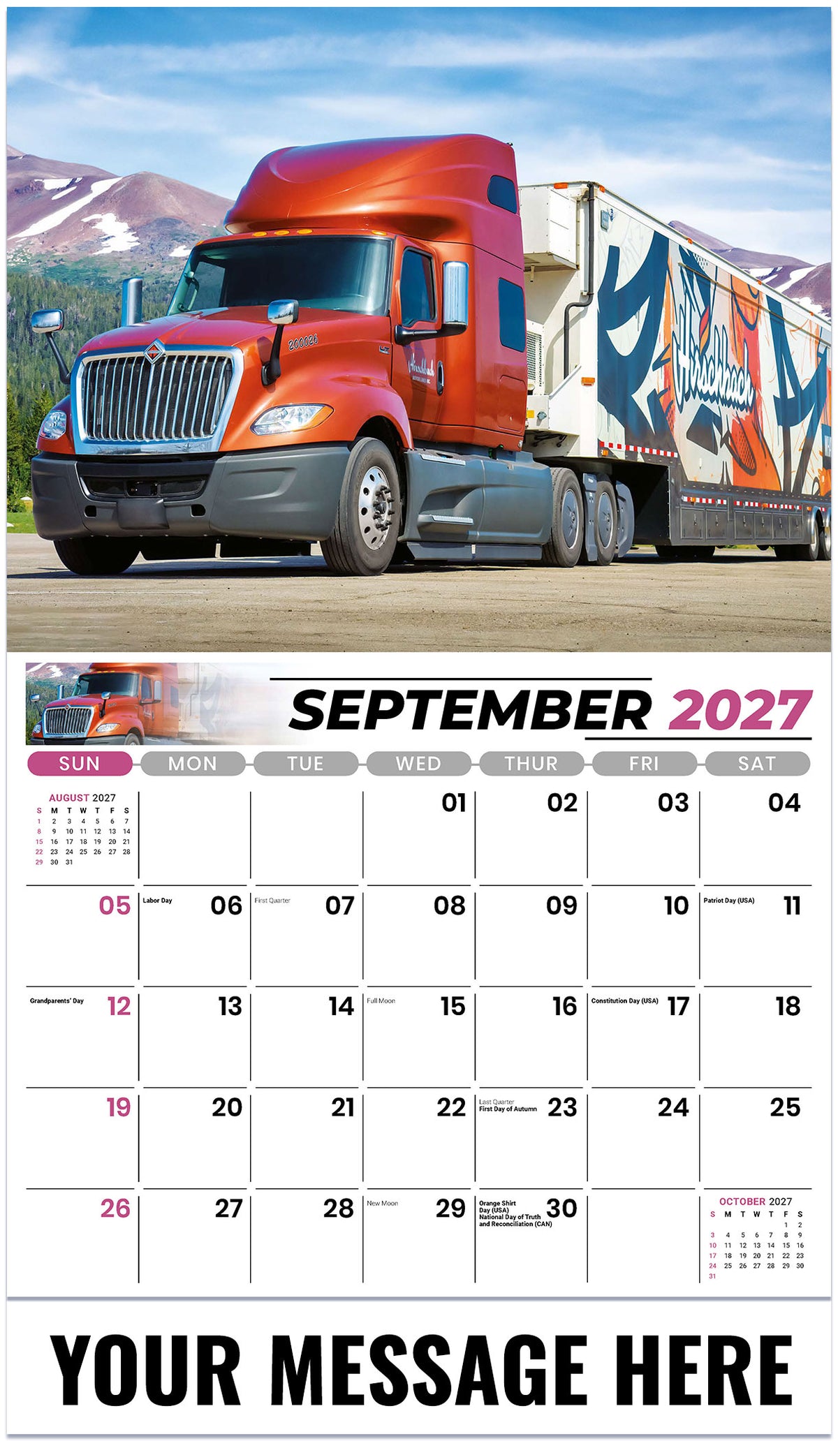 Kings of the Road - 2027 Promotional Calendar