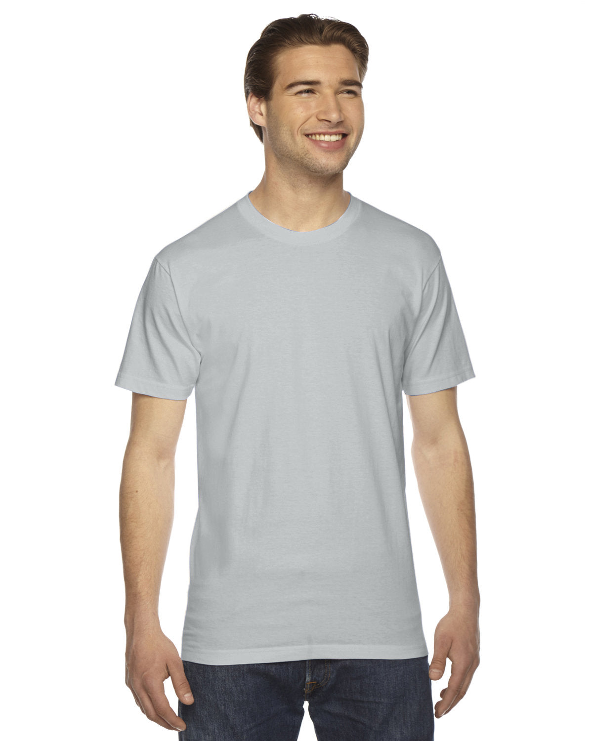 American Apparel Unisex Fine Jersey Short-Sleeve T-Shirt - Front