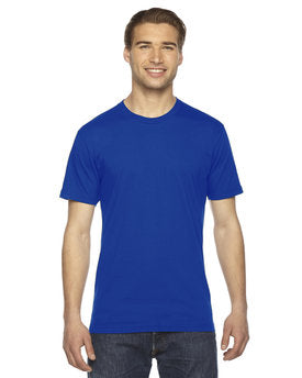 American Apparel Unisex Fine Jersey Short-Sleeve T-Shirt - Royal Blue