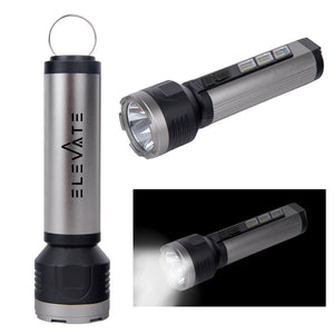 Rechargeable LED Flashlight - Charcoal