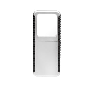Magnifier And Light - Silver With Black
