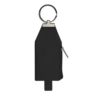 Harley Leatherette Pouch Key Tag - Black