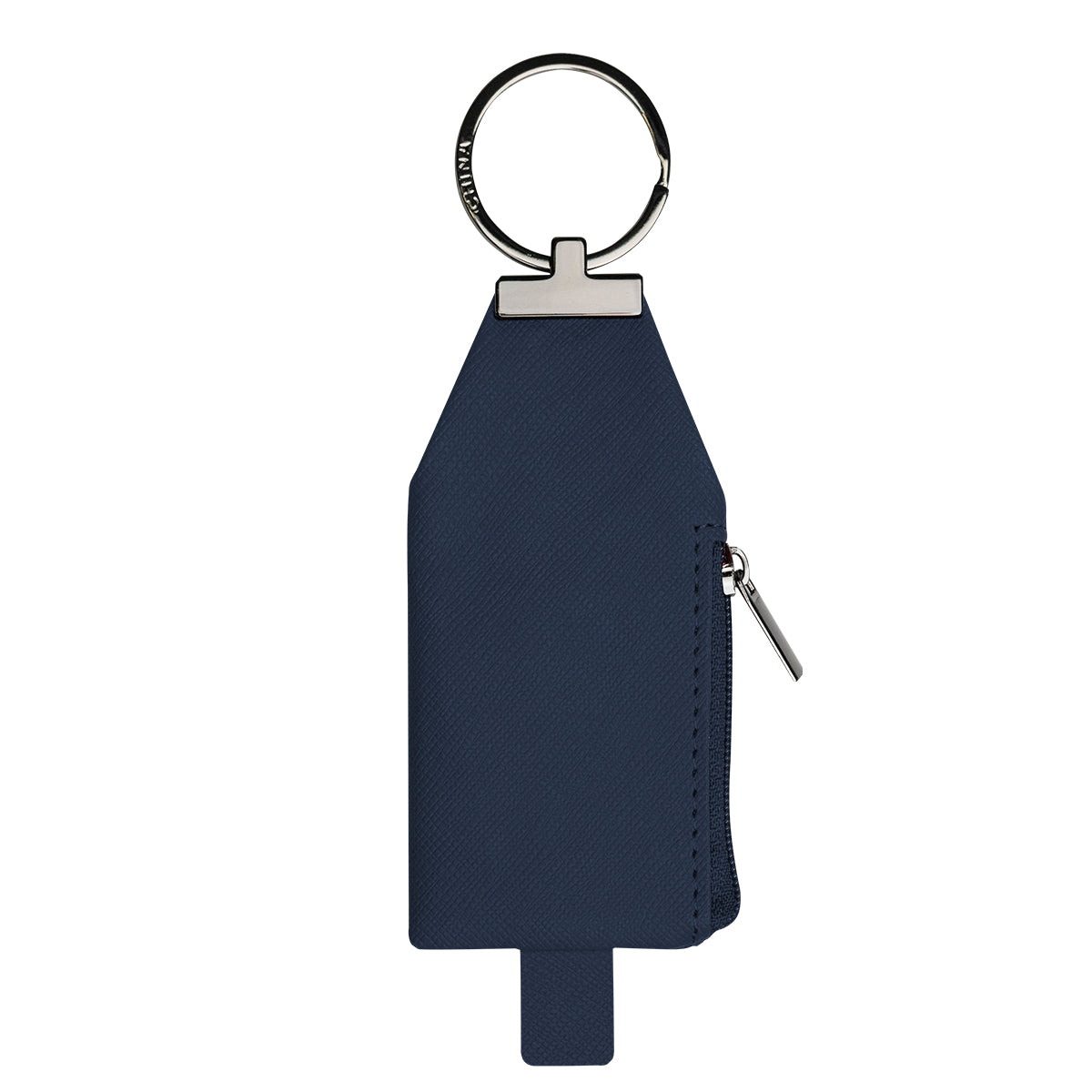Harley Leatherette Pouch Key Tag - Navy Blue