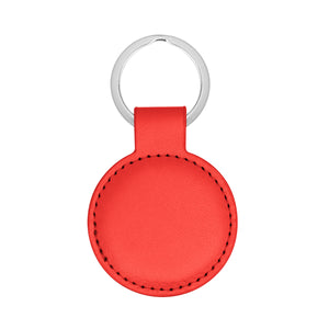Parker Leatherette Key Tag - Red