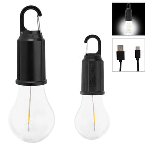 Rechargeable Vintage Bulb Light - Black