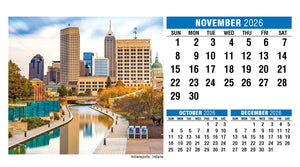 Scenes of America 2026 Promotional Desk Calendar