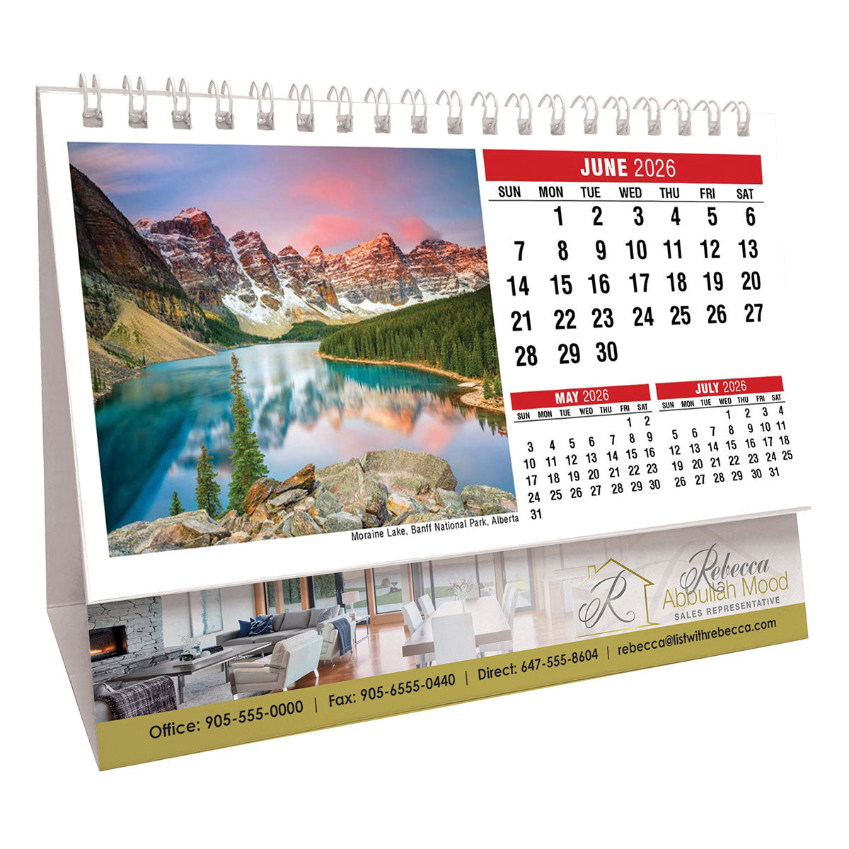 Scenes of Canada 2026 Promotional Desk Calendar