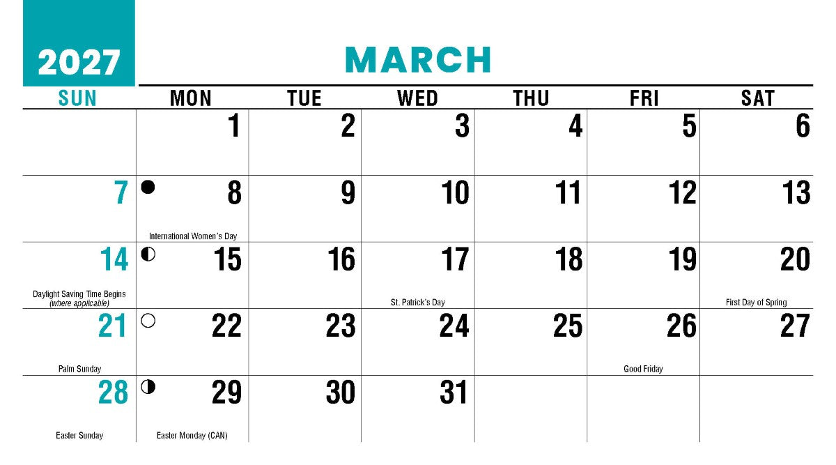 Classic Cars 2027 Promotional Desk Calendar