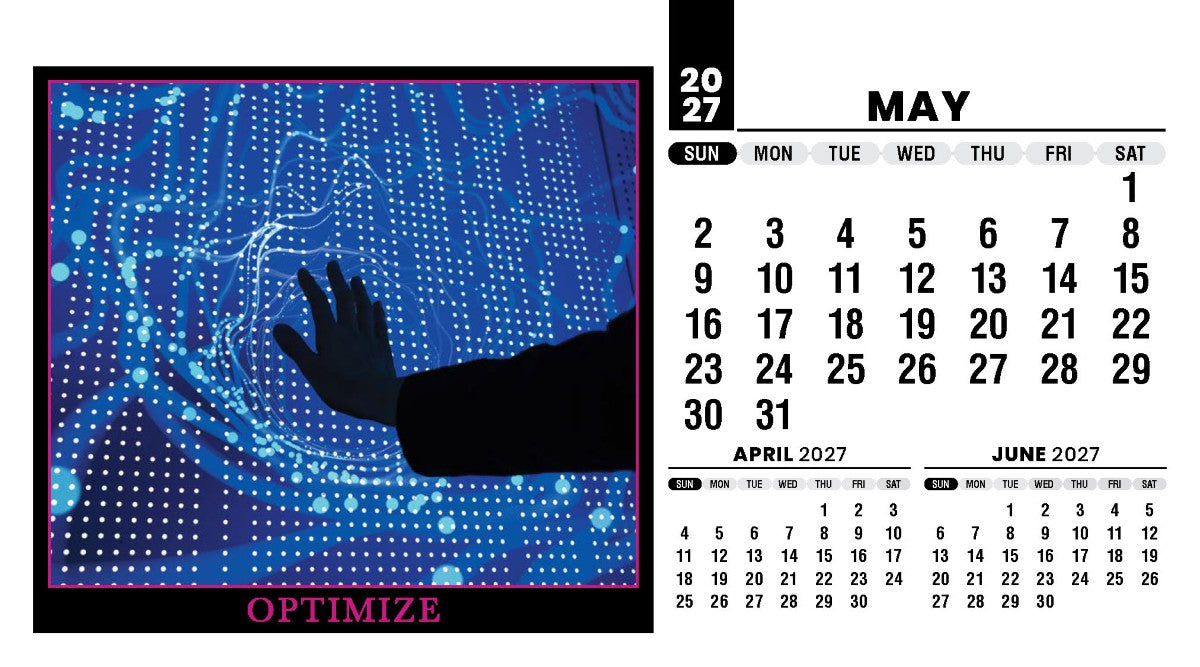 Motivation 2027 Promotional Desk Calendar