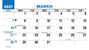 Scenes of America 2027 Promotional Desk Calendar