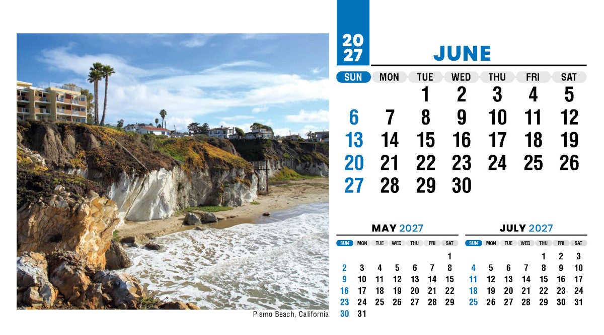 Scenes of America 2027 Promotional Desk Calendar