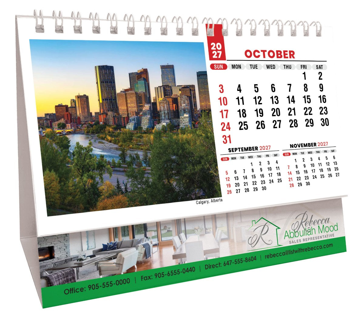 Scenes of Canada 2027 Promotional Desk Calendar