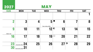 Sun, Sand & Surf 2027 Promotional Desk Calendar