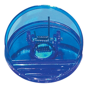 Round Shape Clip - Translucent Blue
