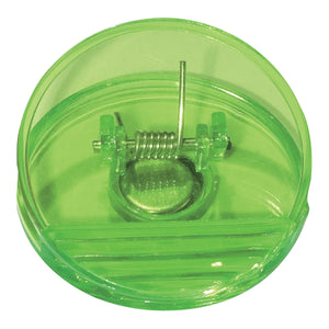 Round Shape Clip - Translucent Lime
