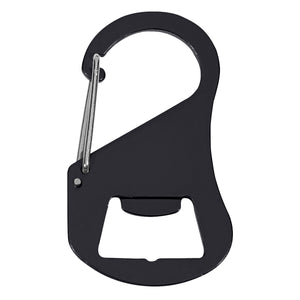 Carabiner Bottle Opener - Black