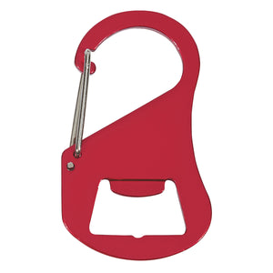 Carabiner Bottle Opener - Red