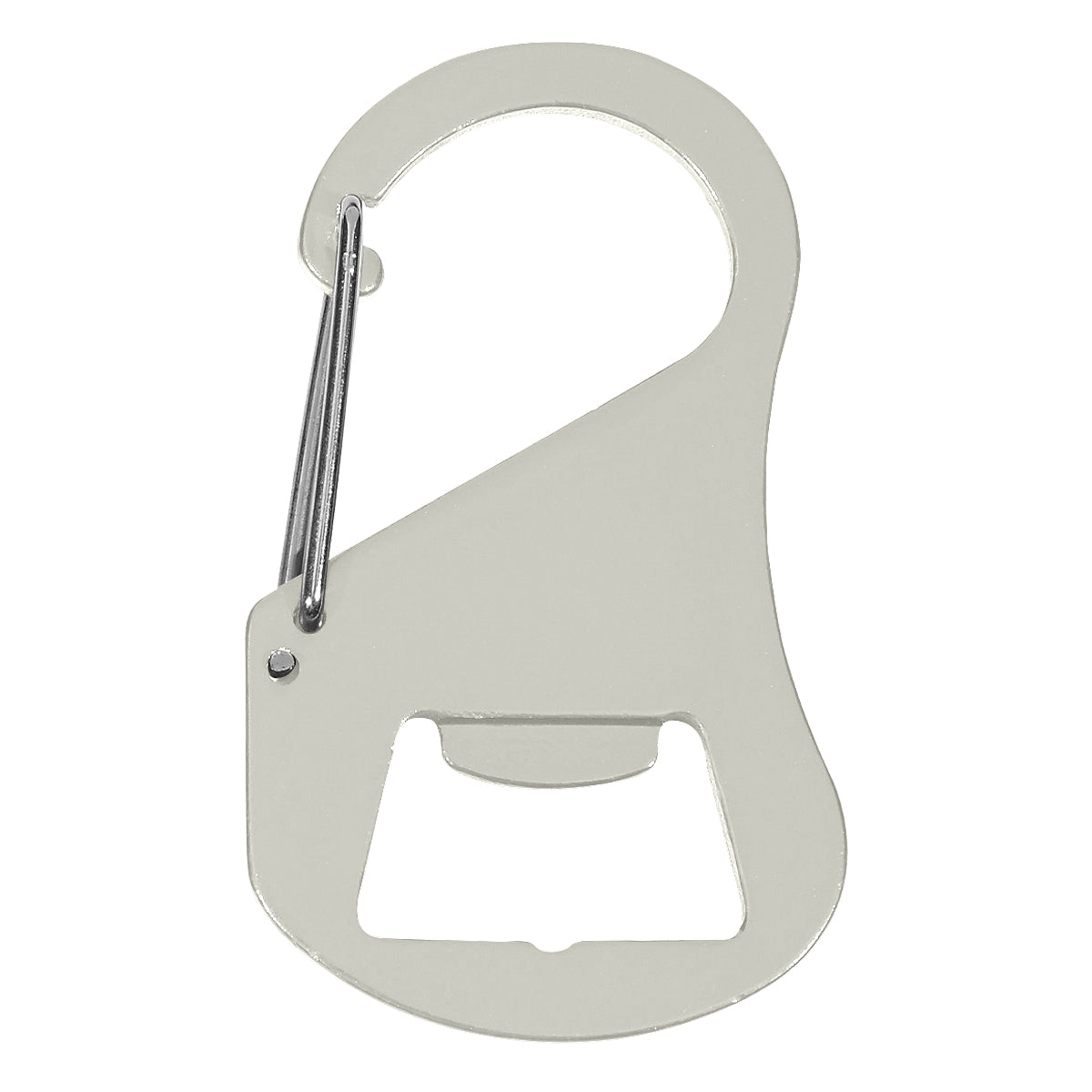 Carabiner Bottle Opener - Silver