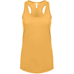 Next Level Ladies' Ideal Racerback Tank - Antique Gold