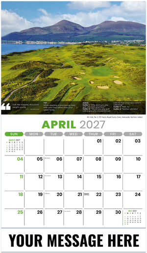 Golf Tips - 2027 Promotional Calendar