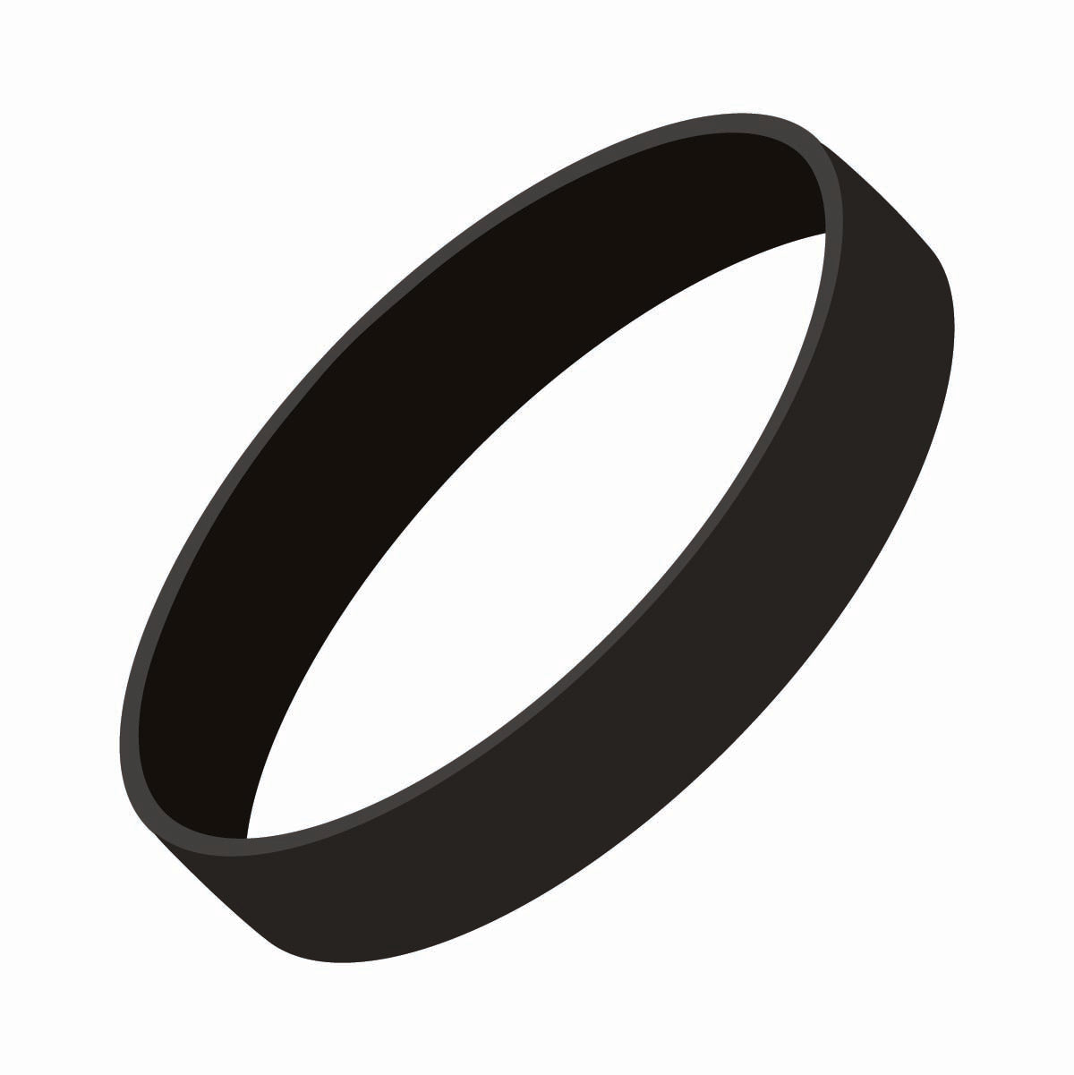 Silicone Wrist Bands - Debossed with Color CM2050_DC -