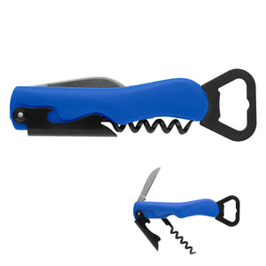 4-In-1 Waiter's Knife - Blue