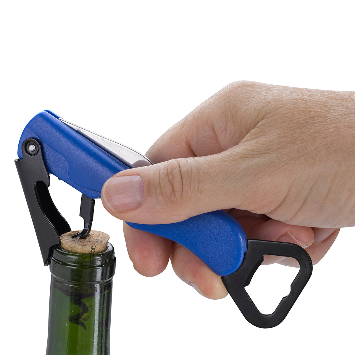 4-In-1 Waiter's Knife - Blue