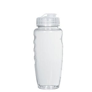 30 Oz. Poly-Clear™ Gripper Bottle - Translucent Clear